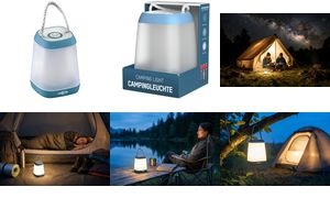ANSMANN Campingleuchte CL210B, Kunststoffgehäuse, blau
