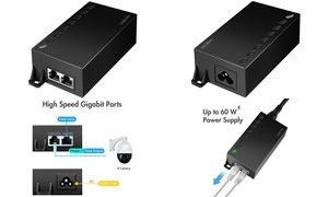 LogiLink Gigabit PoE++ Injector, 802.3af/at/bt, 60 Watt