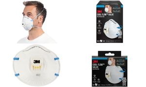 3M Atemschutzmaske Cool Flow 8822, FFP2, mit Ventil, 3er