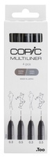 COPIC Fineliner MULTILINER, grau, 4er Set