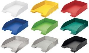 LEITZ Briefablage Plus Standard, A4, Polystyrol, silber