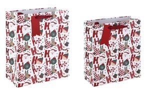 Clairefontaine Weihnachts-Geschenktüte "Hohoho", mittel