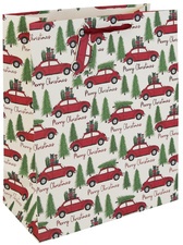 Clairefontaine Weihnachts-Geschenktüte "Weihnachtsauto"