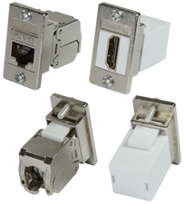 LogiLink Einbauhalterung für Keystone Module, Zinkdruckguss