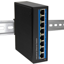 LogiLink Industrial Fast Ethernet Switch, 8-Port, Unmanaged