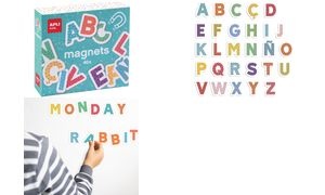 APLI kids Jeu de magnets "ABC lettres", 40 magnets