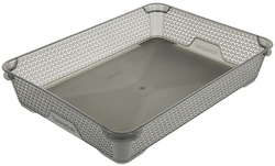 keeeper Stapelkörbchen "mirko", DIN A4, transparent