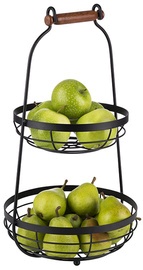 APS Etagère, 2-stufig, schwarz, Höhe: 480 mm