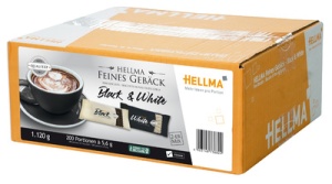 HELLMA Feines Gebäck Black & White, einzeln verpackt