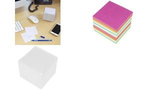 kangaro Zettelboxeinlagen, 90 x 90 mm, 700 Blatt, weiß