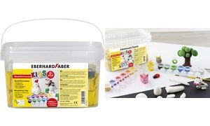 EBERHARD FABER Modelliermasse EFA Plast KIDS + Schulmalfarbe