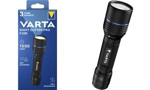 VARTA Premium-Taschenlampe "NIGTH CUTTER PRO F30R", schwarz