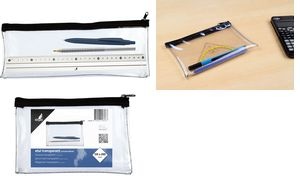 kangaro Schlamper-Etui, 200 x 125 mm, transparent