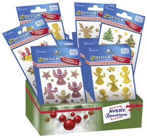 AVERY Zweckform ZDesign Weihnachts-Sticker "Engel", Display