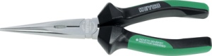 HEYCO Flachrundzange, gerade, Länge: 160 mm, grün/schwarz
