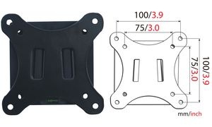 DIGITUS LCD-/LED-/TFT-Wandbefestigung, bis 68,58 cm (27")