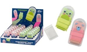 WEDO Kunststoff-Radierer Clean Animal, 24er Display