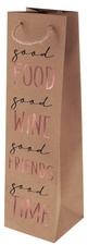SUSY CARD Flaschentüte "Good Wine", für 1 Flasche