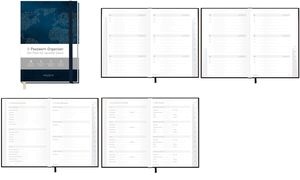 Häfft paper & you Passwort-Organizer "World Wide", DIN A6+