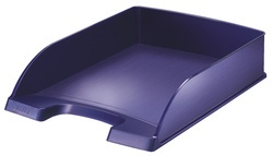 LEITZ Briefablage Style, A4, Polystyrol, satin-schwarz