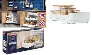 tesa KITCHEN Schrankauszug BOTTOM PULL-OUT, weiß