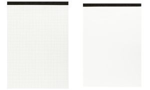 herlitz Notizblock ohne Deckblatt, DIN A4, 50 Blatt, blanko