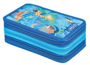 herlitz Schüleretui TriCase "Jungle Safari", 31-teilig