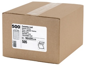 GPV Versandtaschen ECO, C5, braun, 90 g/qm