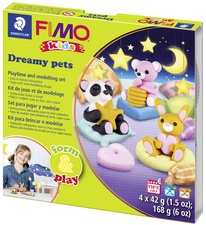 FIMO kids Modellier-Set Form & Play "Dreamy pets"