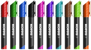 Kores Permanent-Marker "K MARKER", Keilspitze, rot