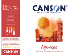 CANSON Zeichenpapierblock "Figueras", 380 x 460 mm, 290 g/qm