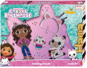 Hama Bügelperlen midi "Gabbys Dollhouse", Geschenkpackung