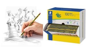 STAEDTLER Bleistift, sechseckig, 100er Display