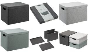 NHG Aufbewahrungsbox VEGA FELT STORAGE, Filz, L, dunkelgrau
