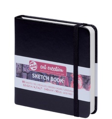 ROYAL TALENS Skizzenbuch Art Creation, 120 x 120 mm, schwarz