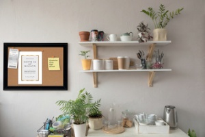nobo Korktafel, (B)585 x (H)430 mm, Holzrahmen schwarz