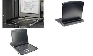 DIGITUS 19" Modulare Konsole, mit KVM-Switch 8-Port