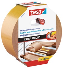 tesa Verlegeband extra stark klebend, braun, 50 mm x 5 m