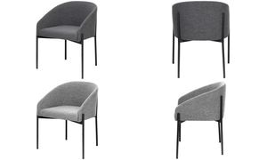 PAPERFLOW Besuchersessel MILO, grau