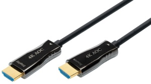 DIGITUS HDMI AOC Hybrid Glasfaser-Anschlusskabel, 30 m
