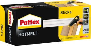 Pattex Heißklebepatrone HOT STICKS, rund, 500 g, transparent