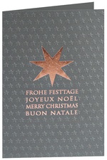 RÖMERTURM Weihnachtskarte "Frohe Festtage"