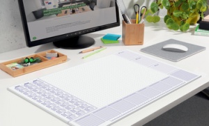 sigel Papier-Schreibunterlage "Lilac", 595 x 410 mm