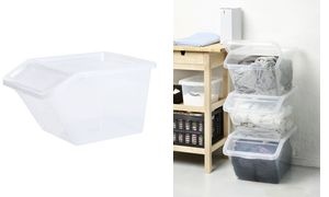plast team Aufbewahrungsbox BASIC BOX SLANTED, 40 Liter