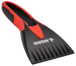 NIGRIN Eiskratzer 2K, Länge: 210 mm, schwarz/rot