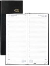 brepols Tageskalender "Saturnus 0.111" 2026, schwarz