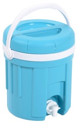 EDA Isolier-Getränkespender, 4 Liter, türkis / weiß