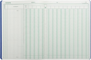 EXACOMPTA Registre comptable piqûre achats