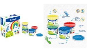 Pelikan Fingermalfarbe Basisfarben, 4er Set