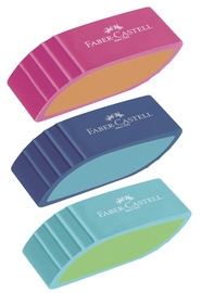FABER-CASTELL Kunststoff-Radierer BICOLOR, sortiert
